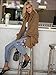 Simplee Apparel Women's Batwing Cocoon Cardigans Sweaters Loose Knitted Poncho Capes,Khaki,4-14