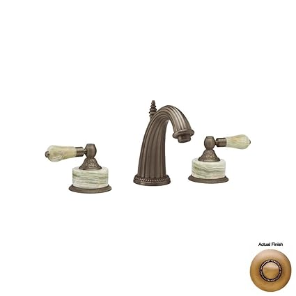 Phylrich K330 Oeb Versailles Lavatory Faucet Green Onyx Handle