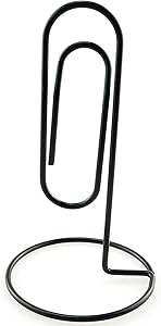 HJ Garden 1PC Black Study Note Holder Office Desk Paper Clip Memo Holder & Organizer, Perfect Office Accessory, Organize and Access Bills