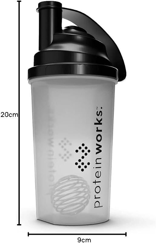 Protein Works The Sleakster - Coctelera de proteínas, 700 ml, transparente