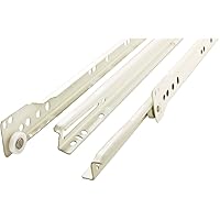 Liberty D68816C-W-TS 16-Inch Bottom Mount Drawer Slide,White