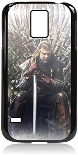 Game of Thrones-King-Sean Bean- Samsung Galaxy S5 I9600 - Hard black plastic snap on case.