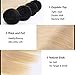 7A Grade Ombre Brazilian Straight Human Hair 3 Bundles T1B 613 Color Ombre Blonde Hair 100% Human Hair Weaves Dark Roots Ombre Blonde Hair Wefts (10 12 14inch 1B/613)