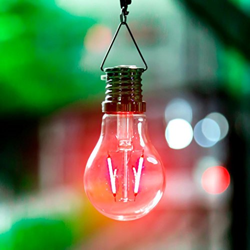 image for LiPing LED Waterproof Solar Rotatable Outdoor Garden Camping Hanging S