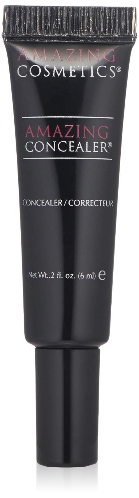 Amazing Cosmetics Amazing Concealer, full coverage long wear concealer makeup for undereye dark circles, acne, blemishes and spots, color correcting shades, melts into skin for most natural finish