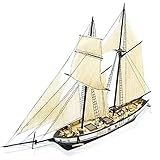 CAVEEN 1:130 DIY Ship Assembly Model Kits Classical Wooden Sailing Boat Scale Model Decoration 380x130x270mm