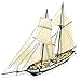 CAVEEN 1:130 DIY Ship Assembly Model Kits Classical Wooden Sailing Boat Scale Model Decoration 380x130x270mm