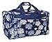 Ever Moda Designer Print Collection Duffle Bag 19-inch (Seaweed - Navy)