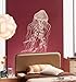 Jelly Fish Wall Decal Sticker. Easy to Apply and Removable. Deep Sea Jellyfish Home Decor. (Multiple Size and Color Options) #364