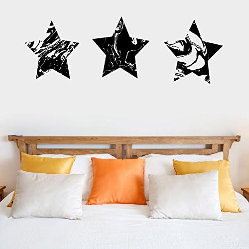 Marble Swirl Stars Vinyl Wall Words Decal Sticker Graphic