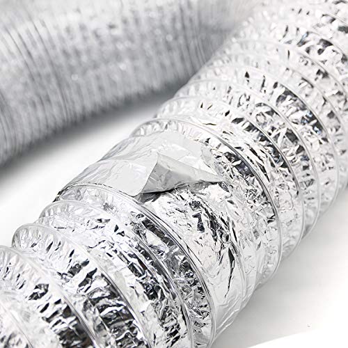 Industrial Grade Aluminum Foil Tape. 2.36 Mil x 2 Inches x 55 Yard. Self Adhesive, Perfect for Seal, Patch and Insulate Air Ducts (Hot and Cold), HVAC Pipe, Metal or Plastic Joint and Seams.