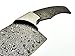 Poshland BBC-654, Handmade Damascus Steel 12 Inches Full Tang Chef Knife with Stainless Steel Bolster Blank Blade