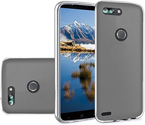 [Clear] [ZTE Blade Z MAX] Crystal Slim Anti-Shock Absorption Bumper Soft TPU Cover Case for ZTE Blade Z MAX MetroPCS Version Only