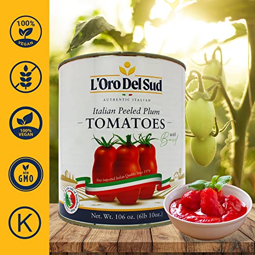 Italian Whole Peeled Tomatoes in Puree, San Marzano Style, 3.4 kg