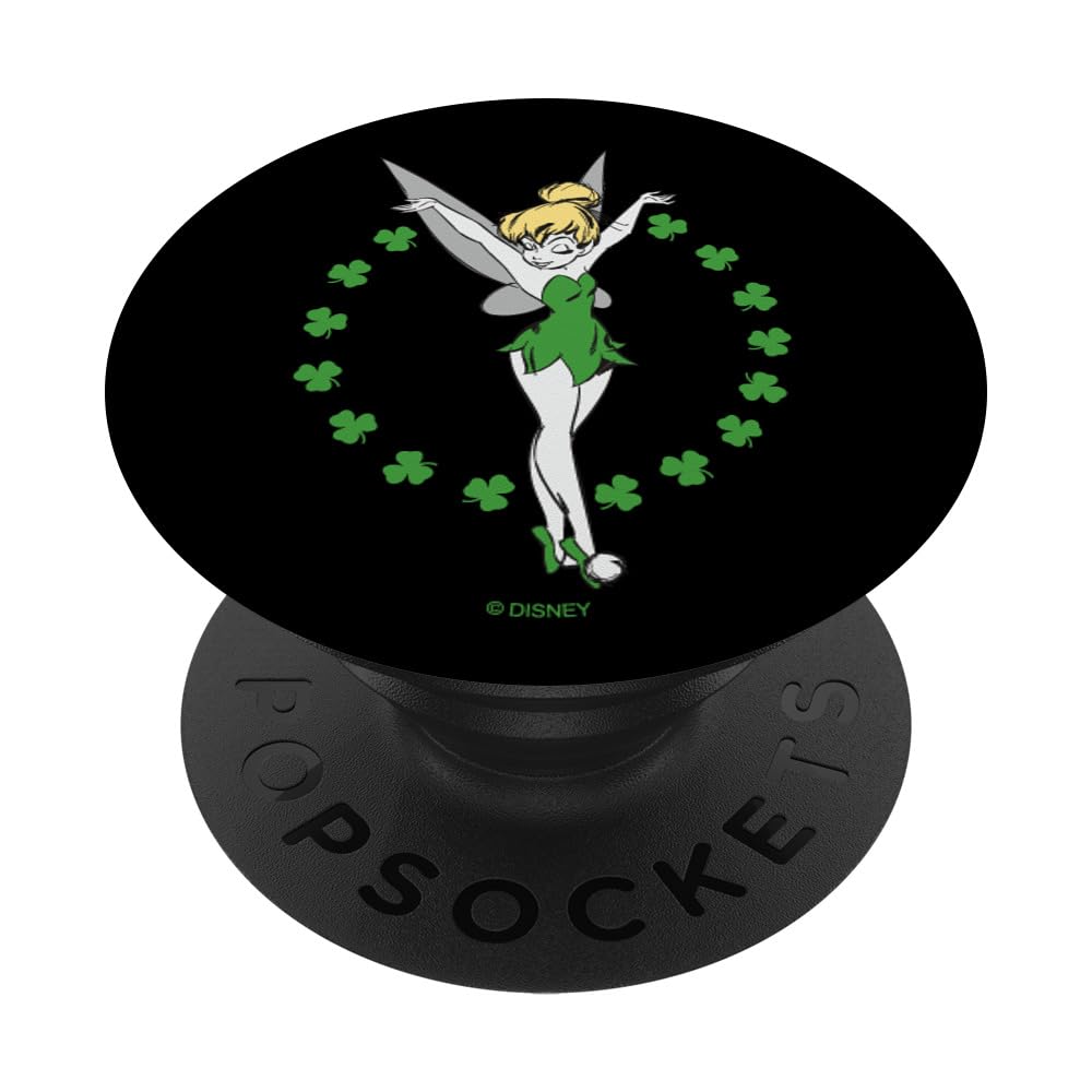 Disney Peter Pan Tinker Bell Shamrock St. Patrick's Day PopSockets Swappable PopGrip