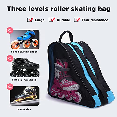 MultiPocket Unisex Roller Skate Bag Breathable Oxford Cloth Skating