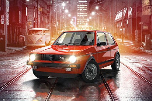 VW Golf GTI - The Original - Poster / Print (Volkswagen) (Size: 36" x 24") (By POSTER STOP ONLINE)