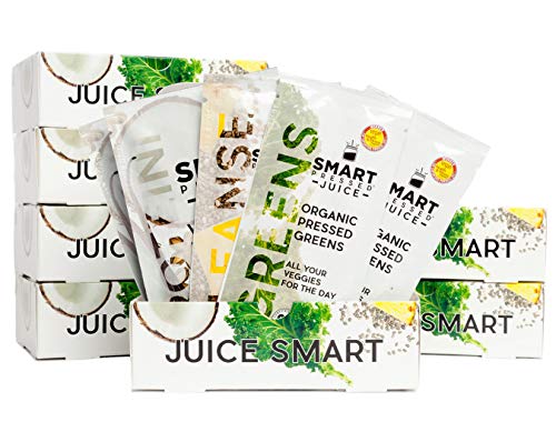 7-Day Organic Juice Cleanse Weight Loss | Smart Pressed Juice | Detox Shake Health Program | Cold-Pressed Green Juice | Beets Chia Fiber Protein Celery | Made in USA (Best Way To Lose Water Weight In 2 Days)