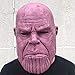 Thanos Mask Cosplay Thanos Helmet Latex Costume Halloween Party Purple