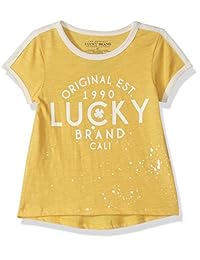 Lucky Brand - Camiseta de manga corta para bebé, diseño gráfico