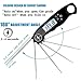 Meat Thermometer 2 PACK-Best Digital Instant Read Food Thermometer for Cooking Kitchen,Candy,BBQ,Grill,Milk-Quick Read Waterproof Folding Probe Thermometer with Backlight and Calibration Functions