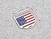 Generic Car Racing Sports US USA American Flag Shield Emblem Badge Decal Sticker