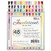 US Art Supply Jewelescent 48 Color Gel Pen Set Professional Artist Quality Gel Ink Pens