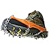 BINGUO 12 Teeth Anti-Slip Traction Cleats Grips Crampon for Snow and Ice Safe Protect Shoes Boots