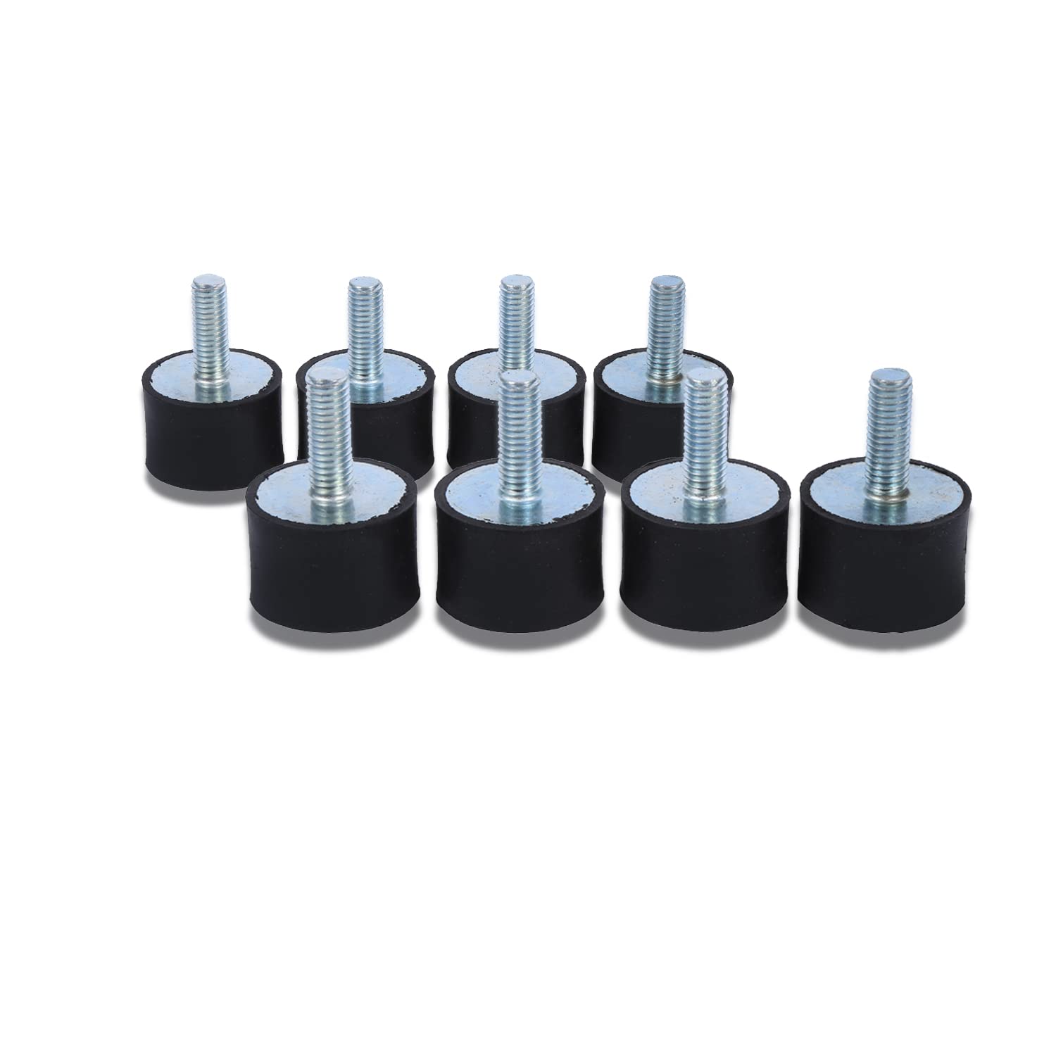 Photo 1 of 8pcs M8 M6 Rubber Isolator Mounts, Keenso AntiVibration Isolator Rubber Mounts Shock Absorber Silent Block for Car Boat Bobbins (VD3020 M823)