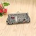 HP95(TM) Women Lady Retro Vintage Owl Small Wallet Hasp Purse Clutch Bag (Gray)