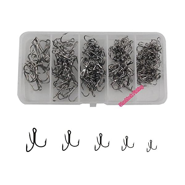 Easy-Catch-150packbox-3551-Size-4-6-8-10-12-Round-Bend-Classic-Extra-Sharp-Fishing-Treble-Hooks-Fishing-Hooks-Set-for-Saltwater-Fishing