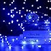 GDEALER 2 Pack Fairy Lights Battery Operated 20 FT 60 LEDs Twinkle Lights with 8 Modes Waterproof Remote Fairy String Lights Firefly Lights for Thanksgiving Christmas Decorations Bedroom Wedding- Blue