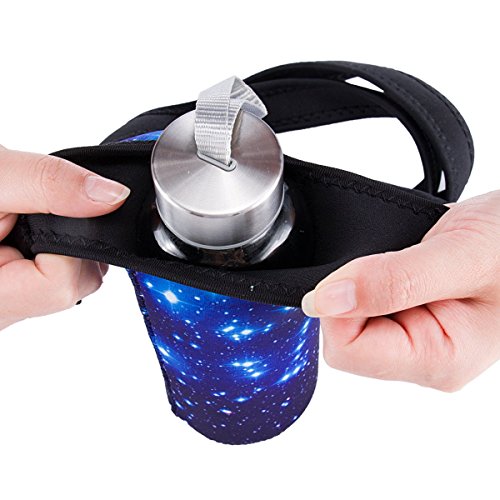 image for ICOLOR Water Bottle Carrier,Wide Mouth Water Bottle Holder Kids Sport 