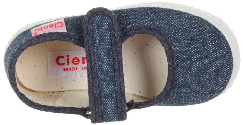Cienta Mary Jane Sneakers for Girls - Denim Casual Shoes with Adjustable Strap, 28 EU (10.5 M US Toddler)