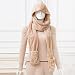 Nanxson(TM) Women Hoodie Gloves Earflap Hat Long Scarf Shawl Wraps WJ0011