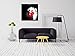 Hello Artwork - Fashion Poster Printed on Canvas Painting Beautiful Woman With Diamond Ring Picture Canvas Wall Art Prints Stretched and Framed For Home Modern Decoration As A Gift 24''x24''