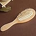 Bamboo Hair Brush For Thick, Straight, Long, Curly, Wavy, Short Hair, Bamboo Bristles Pin Hairbrush Scalp Massage Improve Hair Health, Large Detangling Hair Brushes