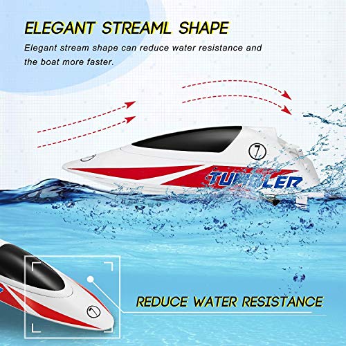 POCO DIVO Luxury Modern Yacht - 1/28 Scale RC Boat With 2.4Ghz Remote, Dual Motors & 15\" Size