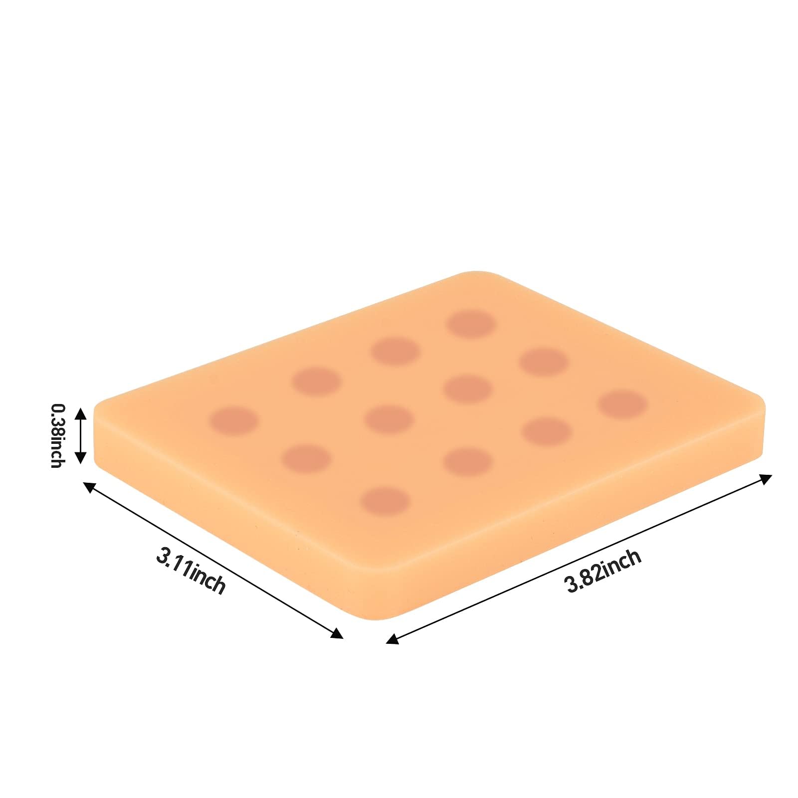 Ultrassist Intradermal Injection Training Pad for Nurse, Injection Training Pad for Medical Student, Artificial Skin-Like Practice Pad (Training Use Only)