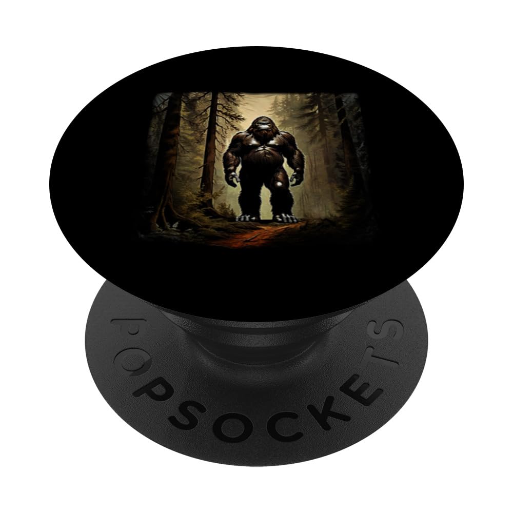 Bigfoot Sasquatch Adventure Camping Funny Quote PopSockets Swappable PopGrip