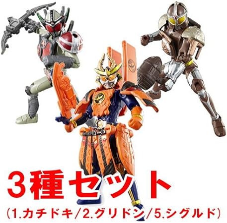 Amazon 仮面ライダー鎧武 アームズアクション鎧武3 3種セット 1 カチドキ 2 グリドン 5 シグルド 通販