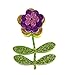 Creative Hands Glitter Foam Stickers, Flowers