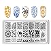 BORN PRETTY 8pcs L001-008 Nail Art Stamp Stamping Template Image Plates