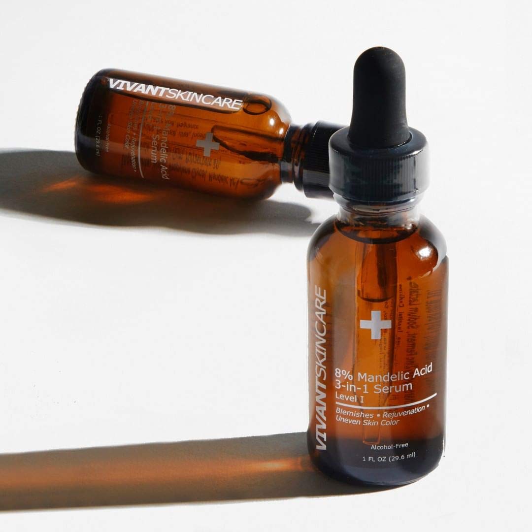 Vivant Skin Care 8 Mandelic Acid 3in1 Serum, 1 Ounce