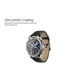 [2 unidades] Supershieldz para Samsung Galaxy Watch (1.654 in) Protector de pantalla de cristal templado, antiarañazos, sin burbujas, garantía de por vida de reemplazo