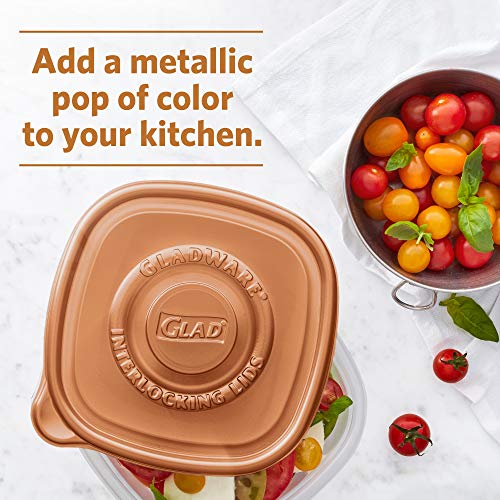 GladWare Home Tall Entree Food Storage Containers, Large Square Holds