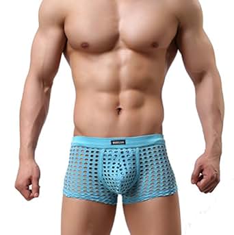 gauze yoga pants men transparent pajama bottoms see through mesh Loose mens sexy lounge pants 