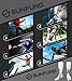 Sunfung Compression Socks for Men and Women 2 Pairs S M (1 Black +1 White)