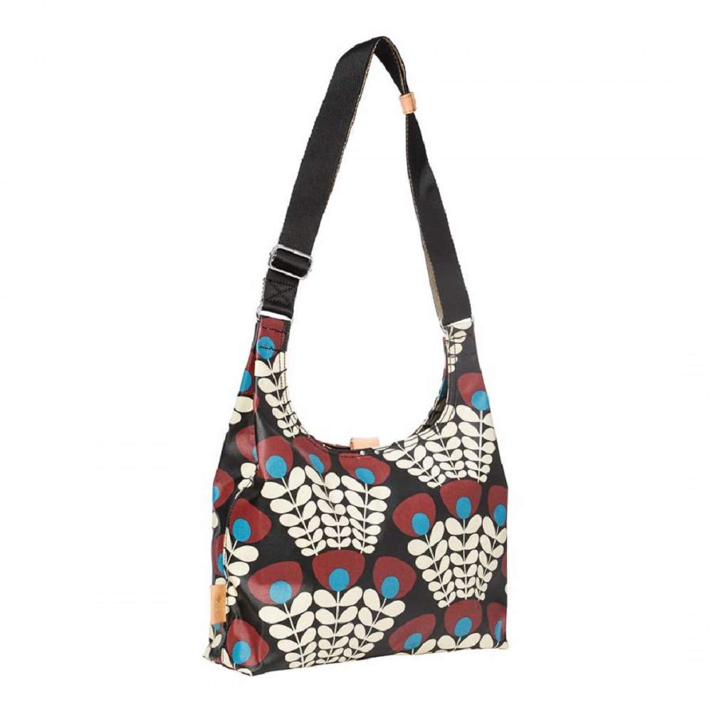 Orla Kiely 'Bunch of Stems' Midi Sling Crossbody Bag in Plum