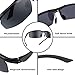 Men's Polarized Sunglasses, SAFWUTI Unbreakable Sports Polarized Sunglasses Driver Glasses Unbreakable Frame for Driving Cycling Running Fishing Golf - Metal Frame Al-Mg Glasses